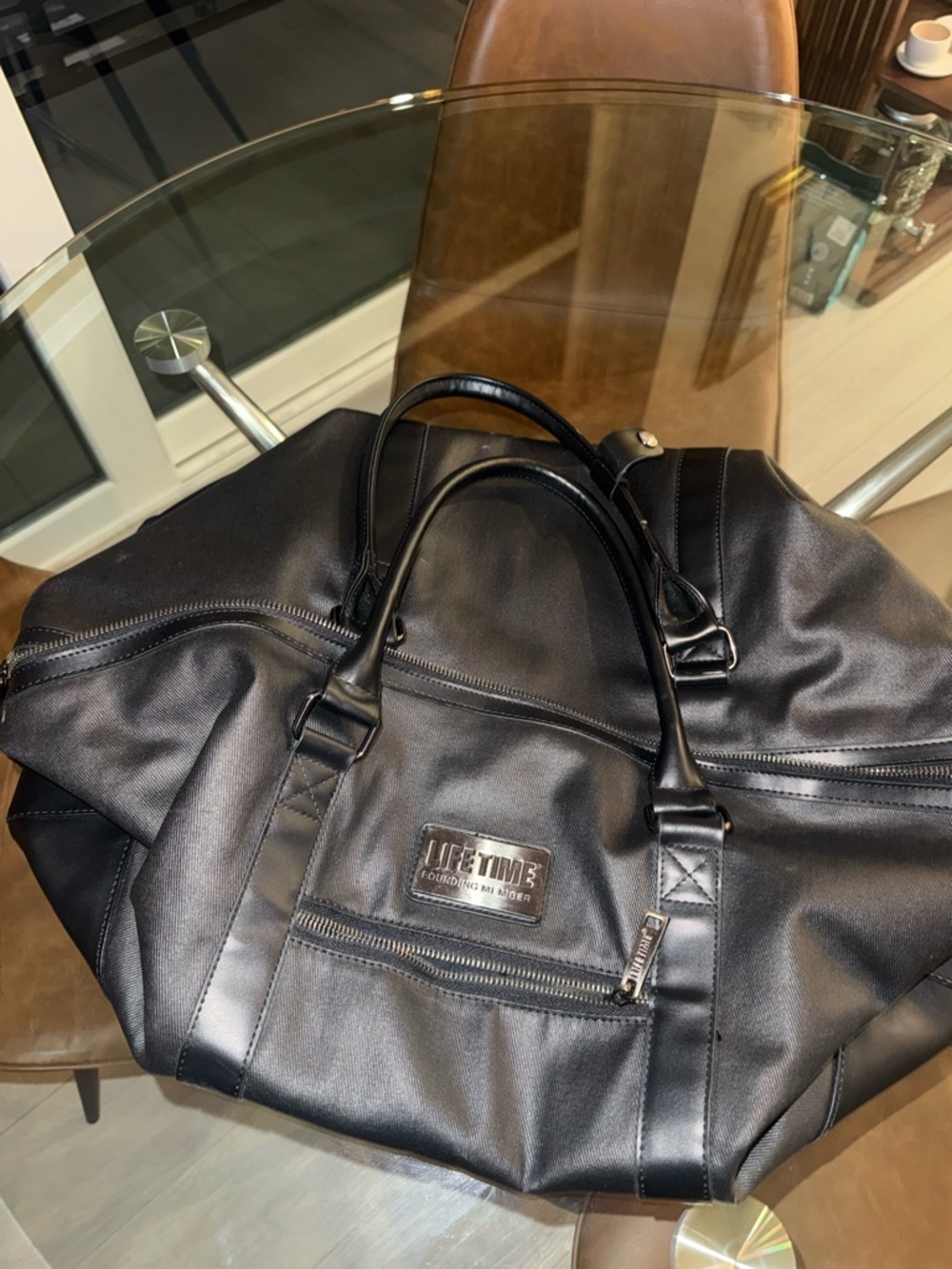 Lifetime Black Travel Duffel Bag